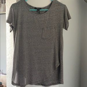 Black and White Stripped Tee
